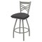 Holland Bar Stool Co 36" Swivel Bar Stool, Nickel Finish, Canter Storm Seat 82036AN004 - alternate 1